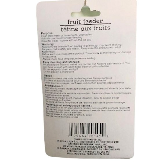 Angel of Mine Fruit Feeder, 7 in. Pink - Picture 4 of 4